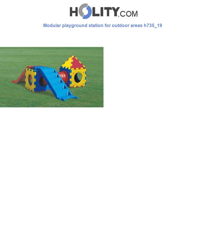 Modular playground station for outdoor areas h735_19