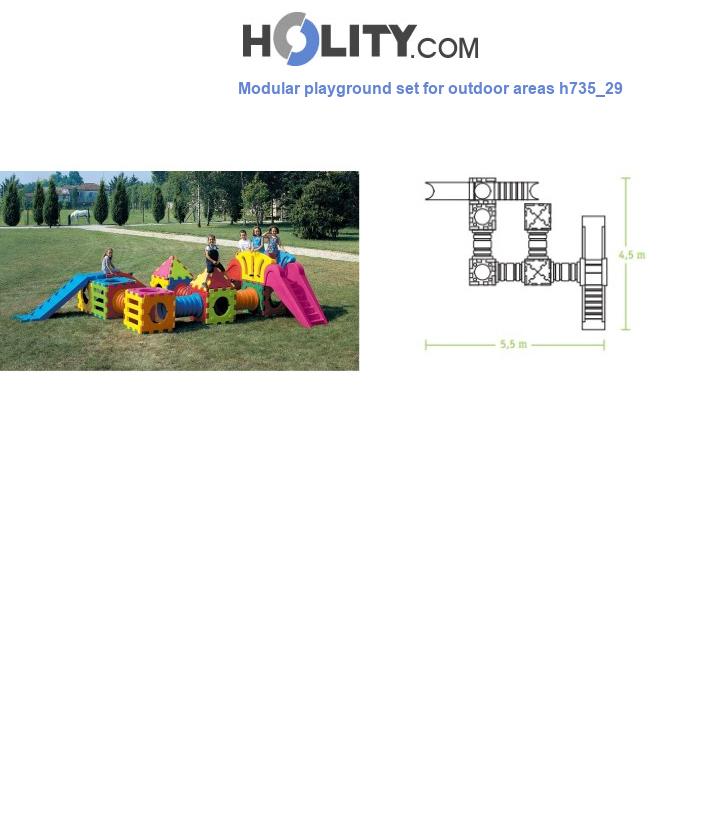 Modular playground set for outdoor areas h735_29