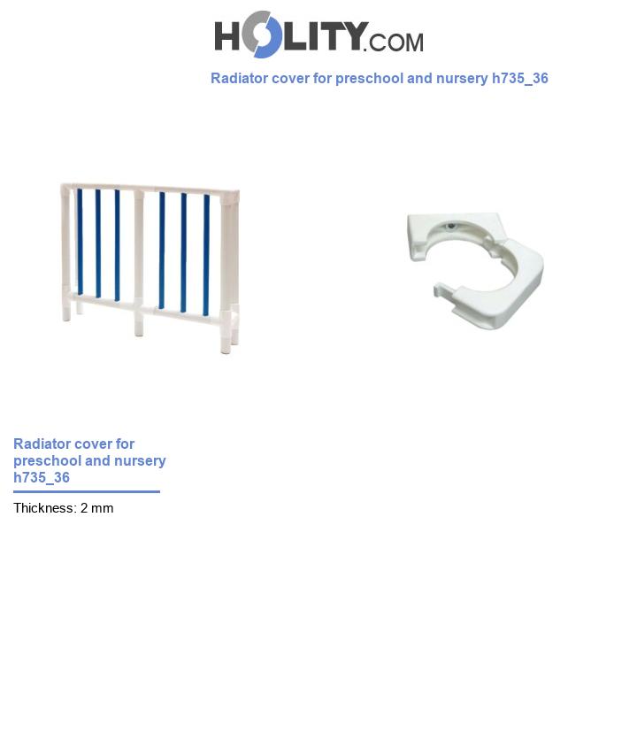Radiator cover for preschool and nursery h735_36