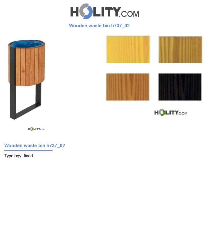Wooden waste bin h737_02