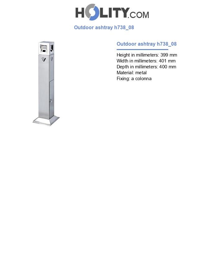Outdoor ashtray h738_08