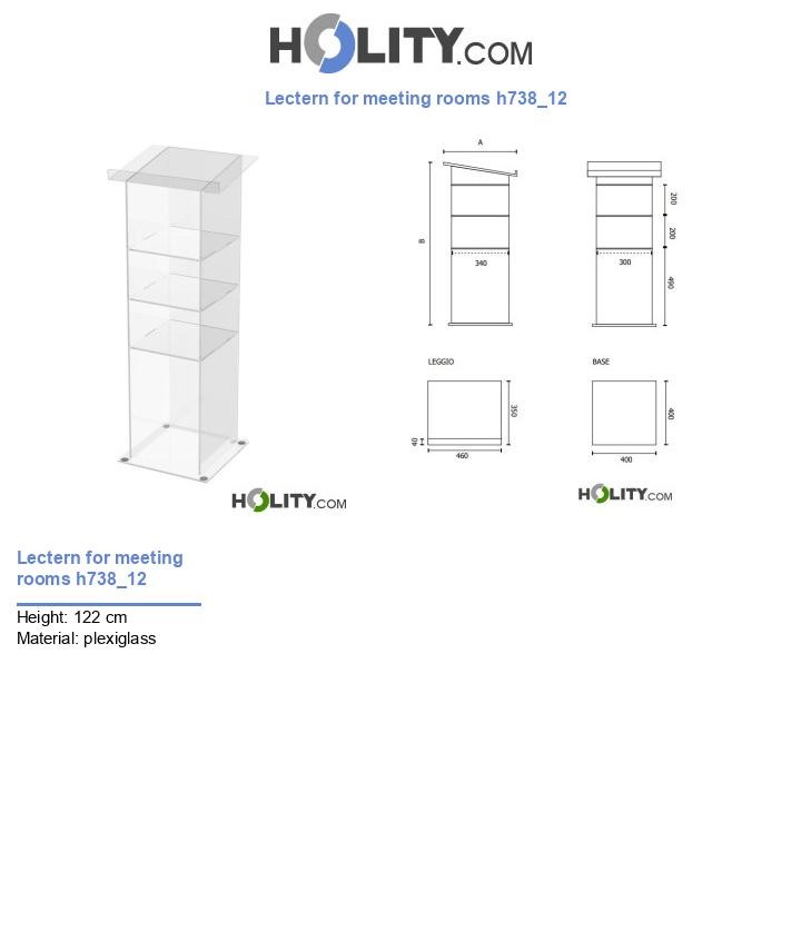 Lectern for meeting rooms h738_12