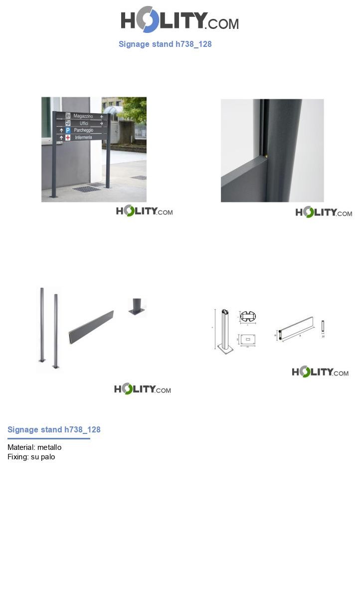 Signage stand h738_128