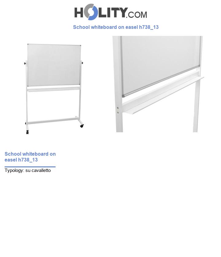 School whiteboard on easel h738_13