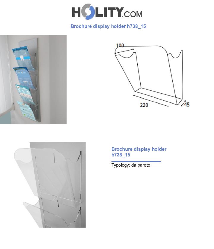 Brochure display holder h738_15