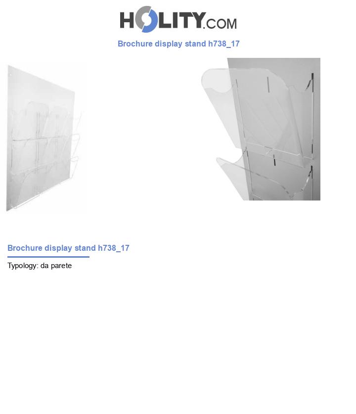 Brochure display stand h738_17