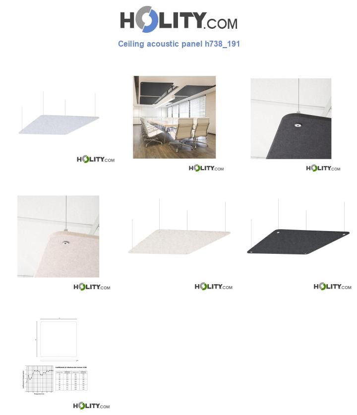 Ceiling acoustic panel h738_191
