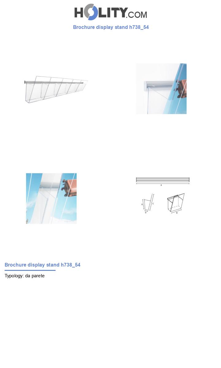 Brochure display stand h738_54
