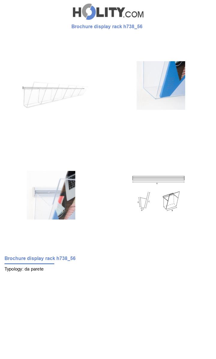 Brochure display rack h738_56