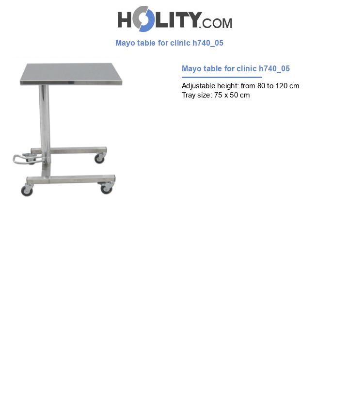 Mayo table for clinic h740_05