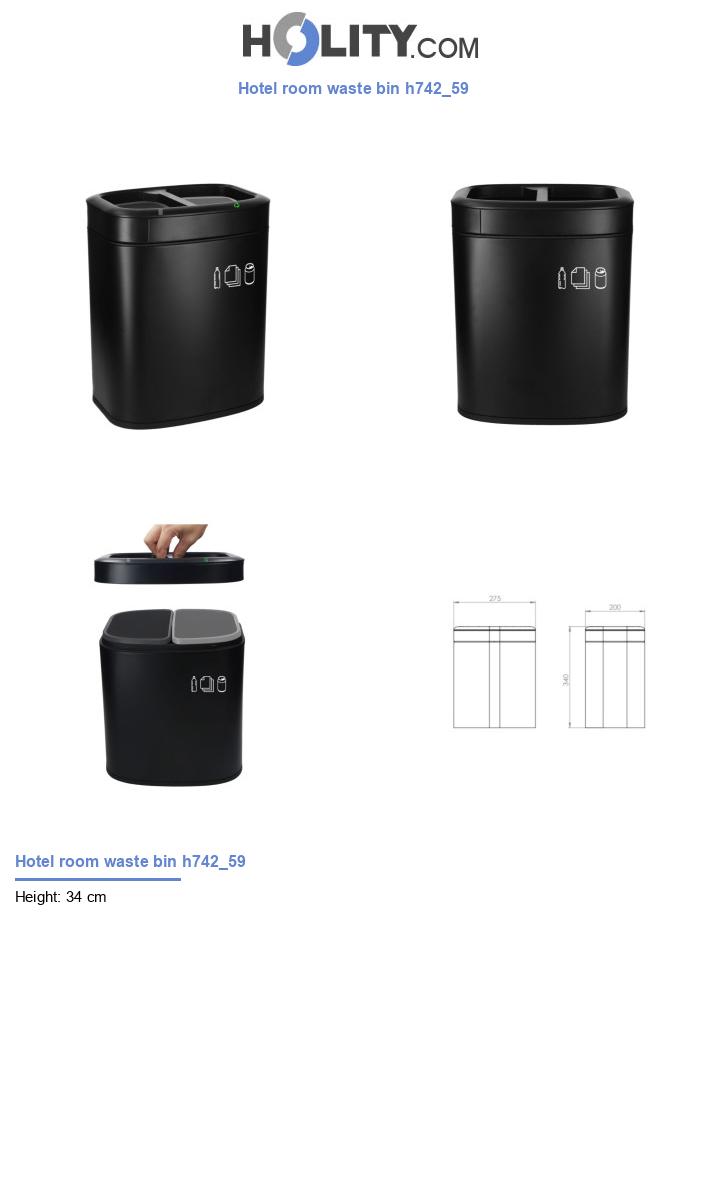 Hotel room waste bin h742_59