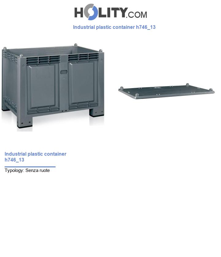 Industrial plastic container h746_13