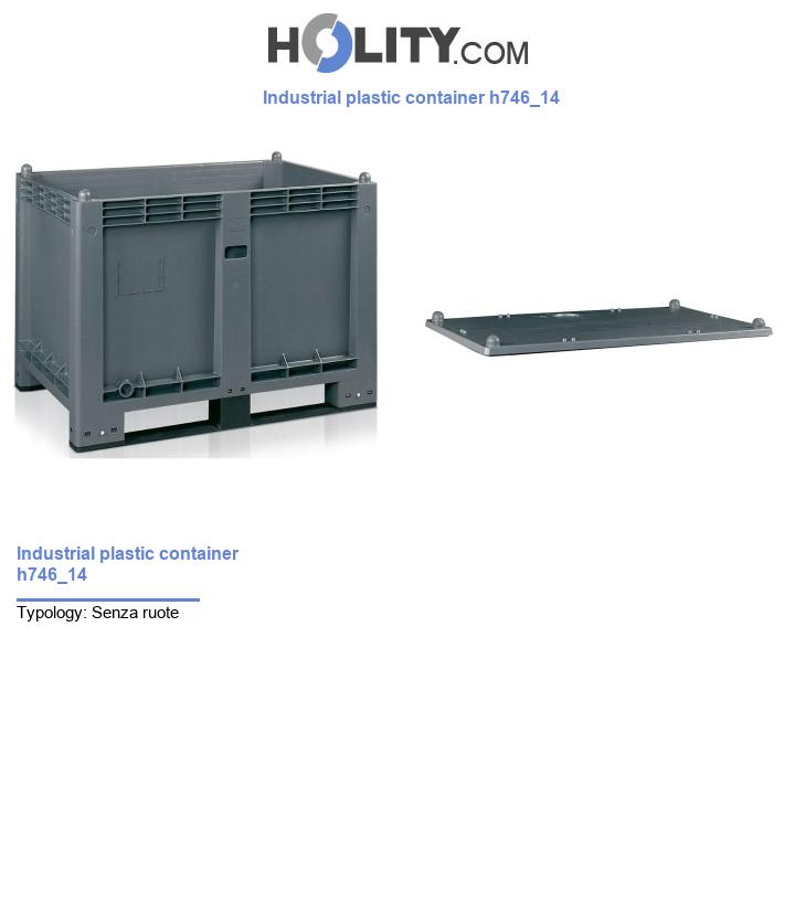 Industrial plastic container h746_14