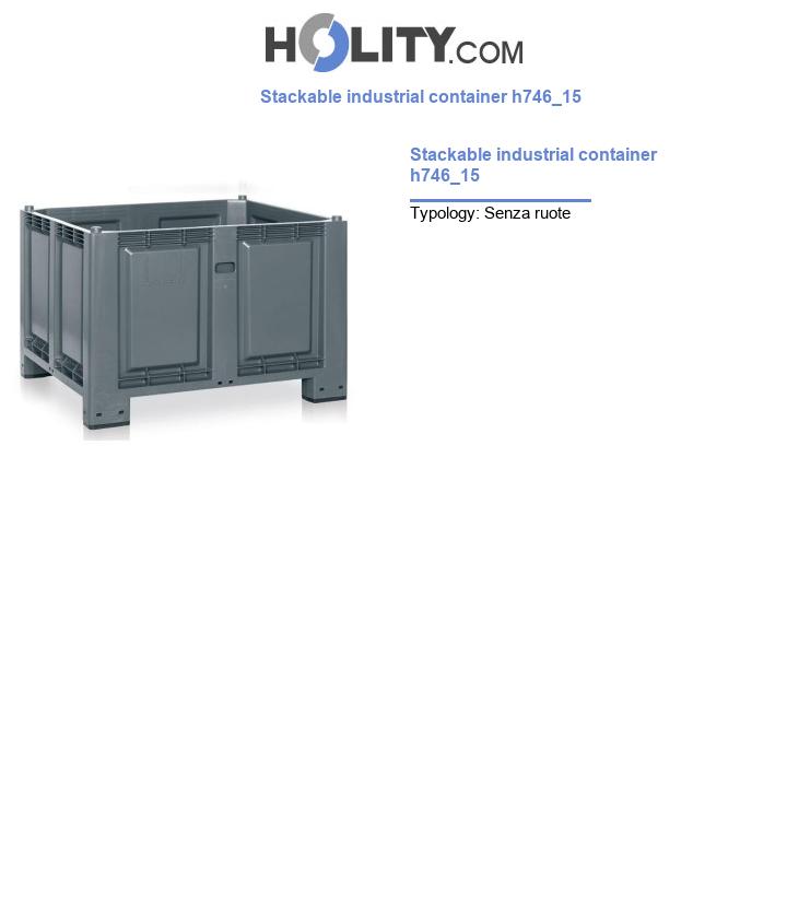 Stackable industrial container h746_15