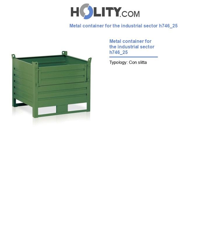 Metal container for the industrial sector h746_25
