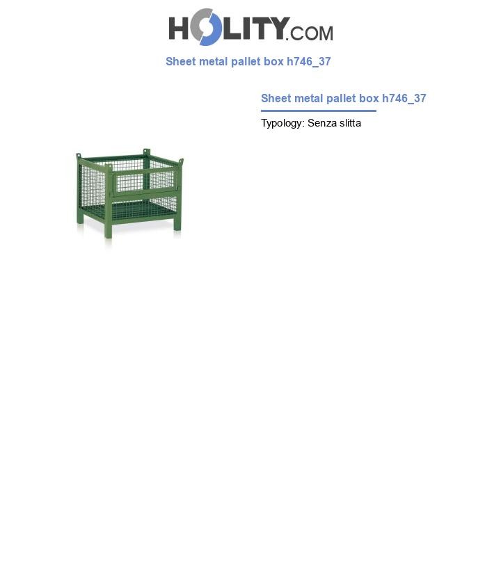 Sheet metal pallet box h746_37