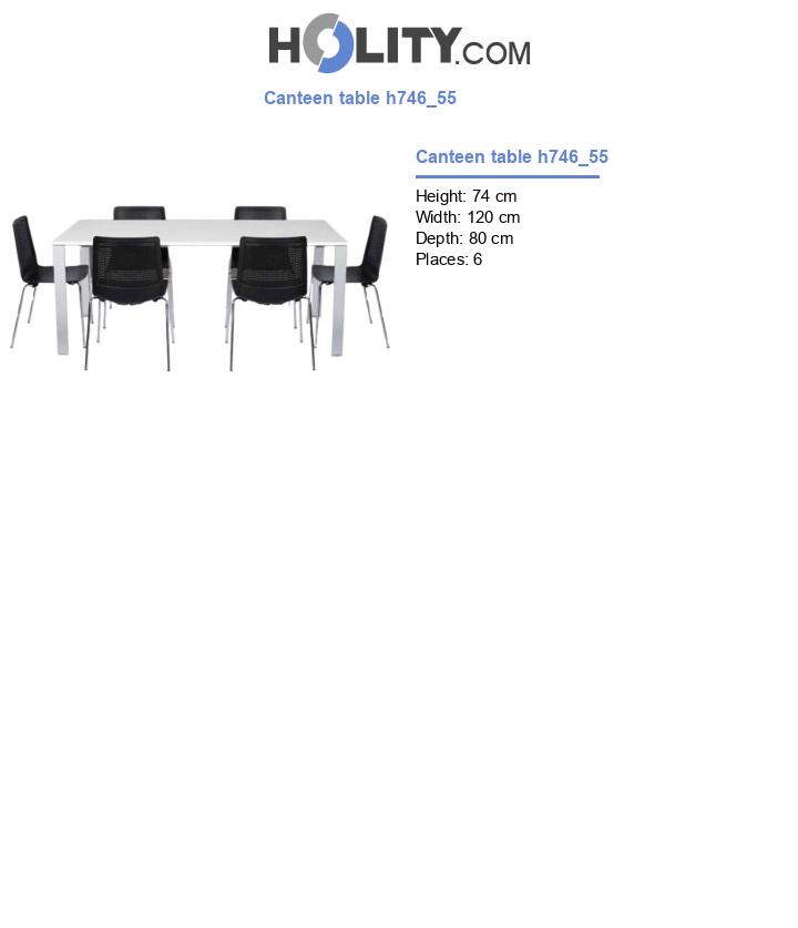 Canteen table h746_55
