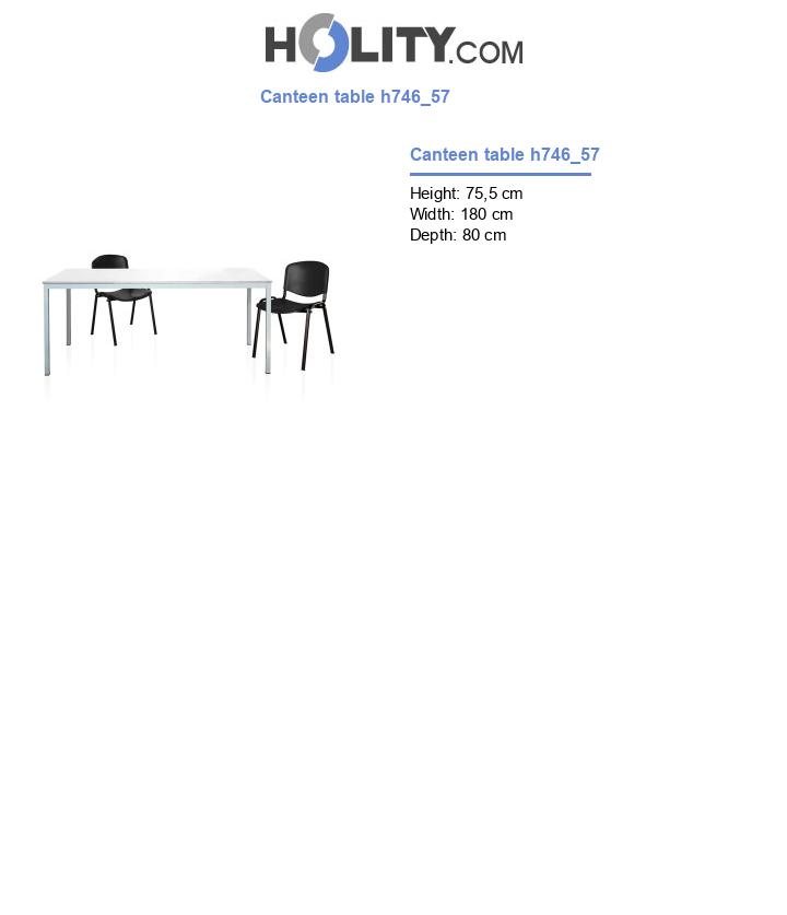 Canteen table h746_57