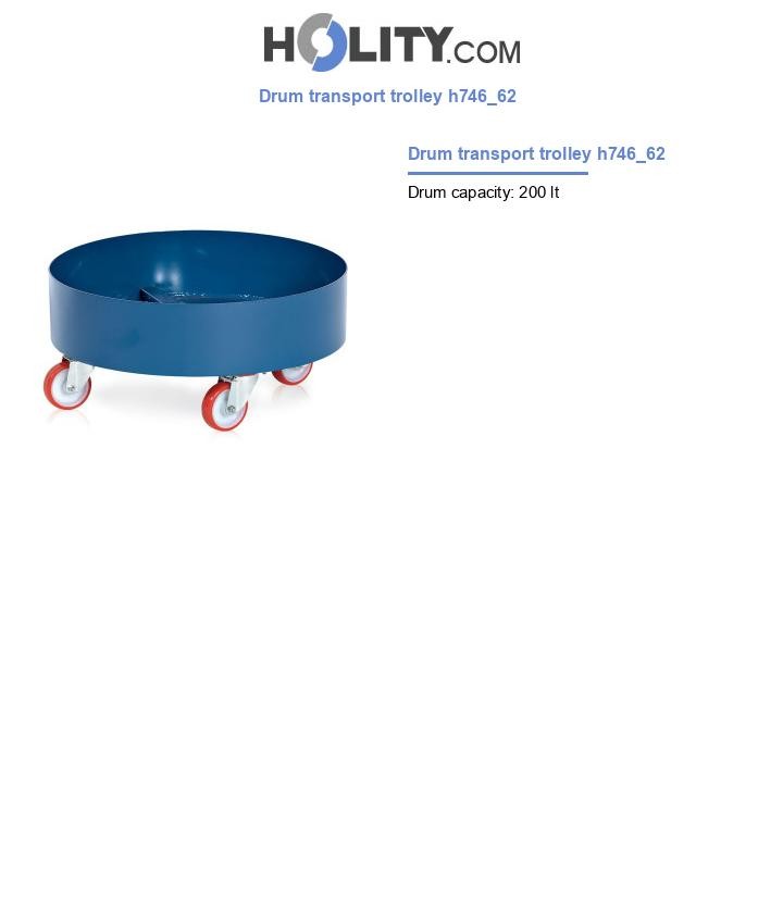 Drum transport trolley h746_62