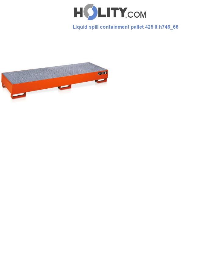Liquid spill containment pallet 425 lt h746_66