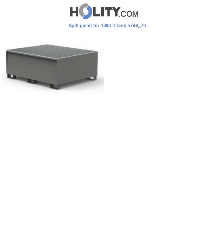 Spill pallet for 1000 lt tank h746_70