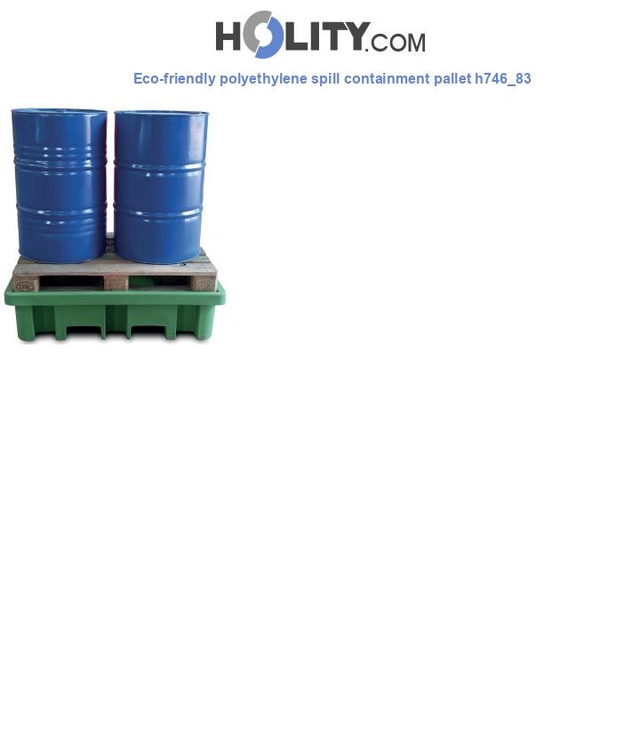 Eco-friendly polyethylene spill containment pallet h746_83