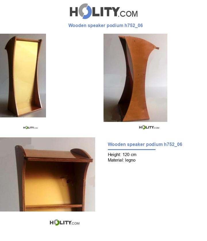 Wooden speaker podium h752_06