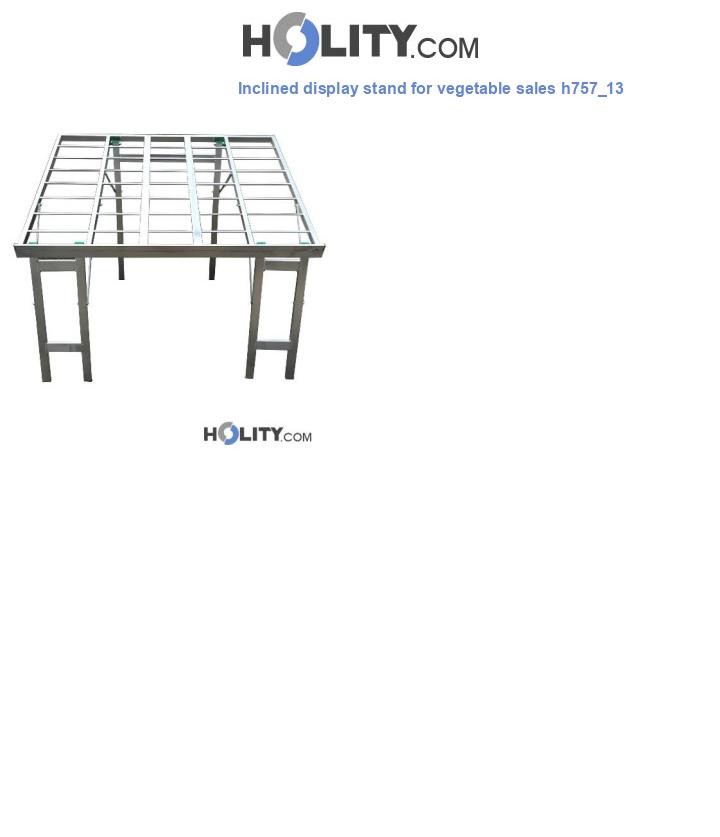 Inclined display stand for vegetable sales h757_13