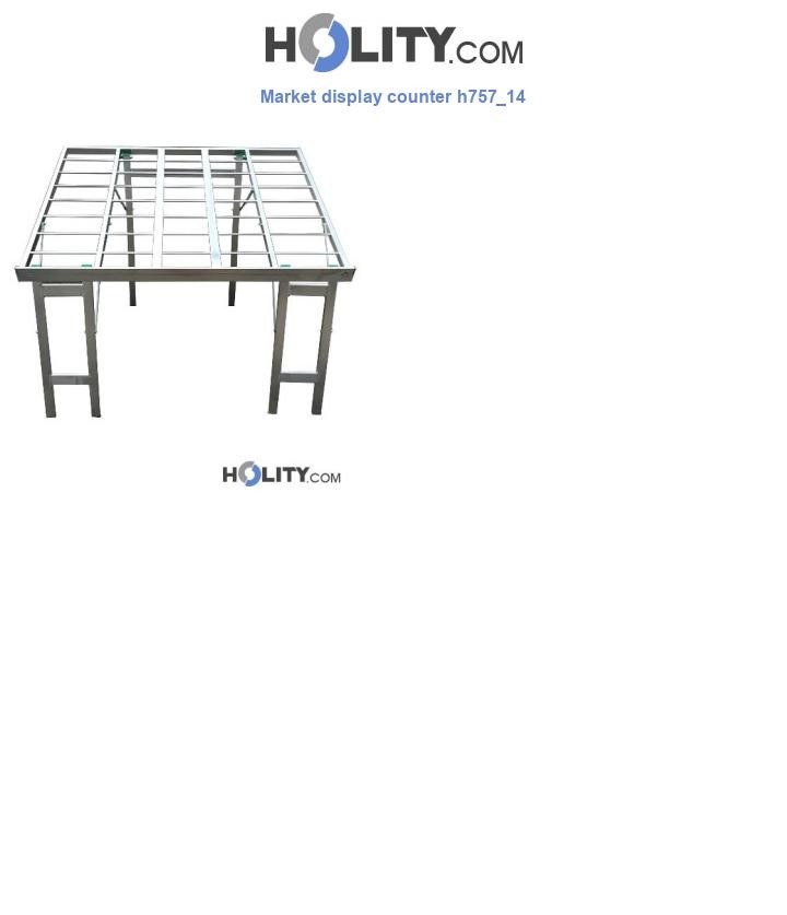Market display counter h757_14