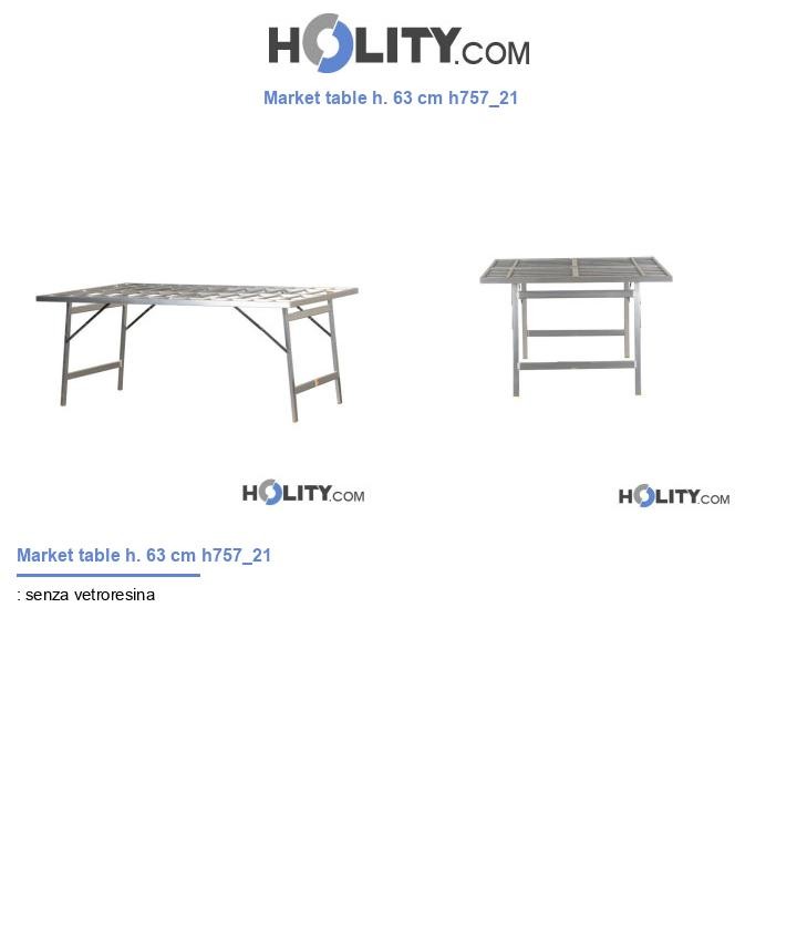 Market table h. 63 cm h757_21