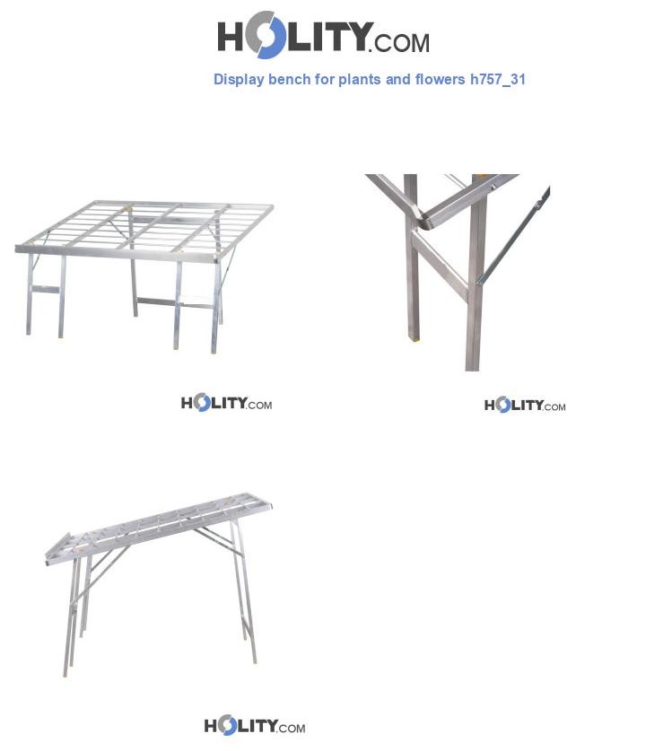 Display bench for plants and flowers h757_31
