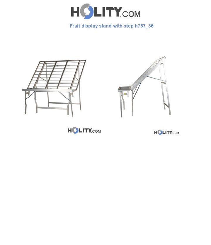 Fruit display stand with step h757_36