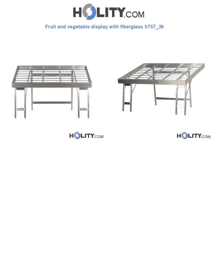 Fruit and vegetable display with fiberglass h757_39