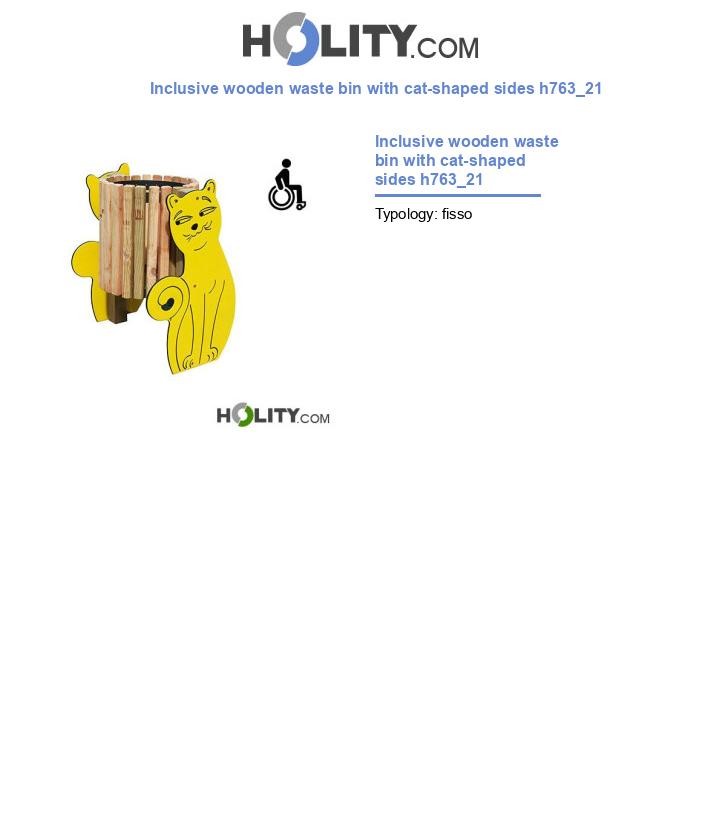 Inclusive wooden waste bin with cat-shaped sides h763_21