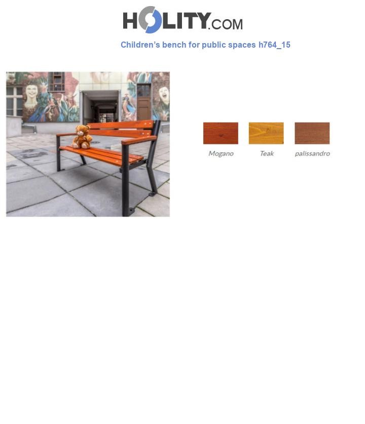 Children’s bench for public spaces h764_15