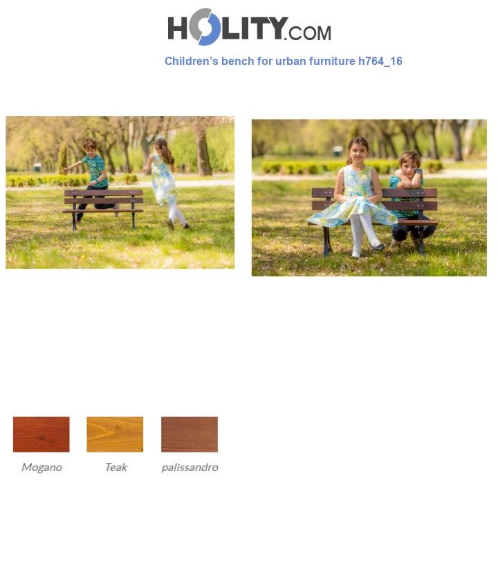 Children’s bench for urban furniture h764_16