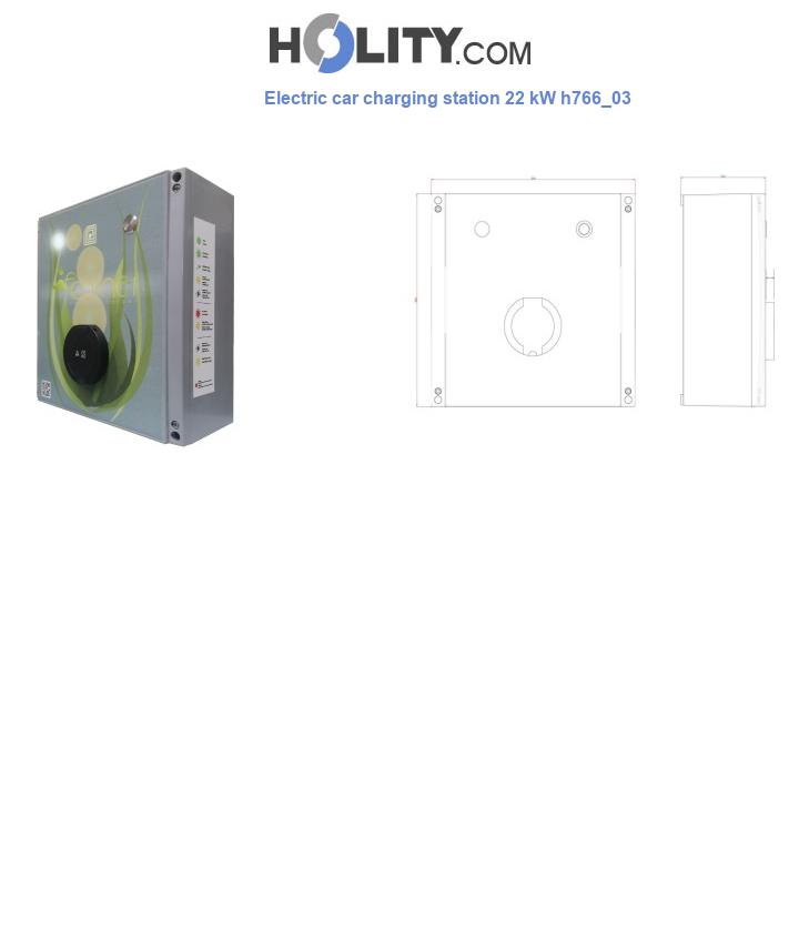 Electric car charging station 22 kW h766_03