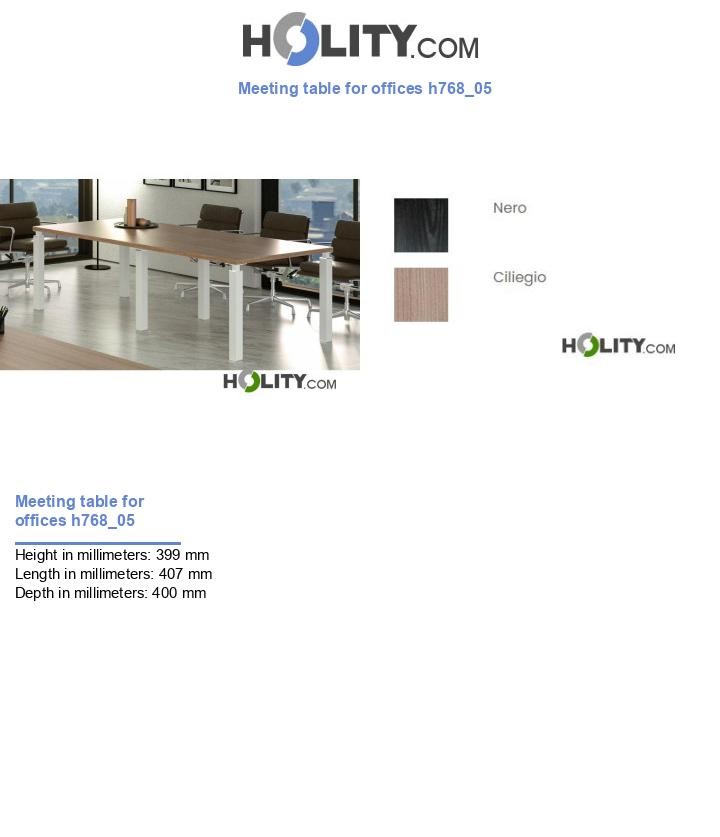 Meeting table for offices h768_05
