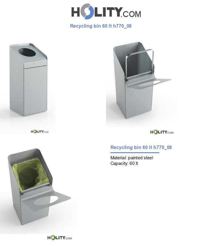 Recycling bin 60 lt h770_08