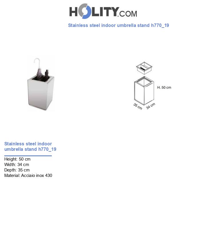 Stainless steel indoor umbrella stand h770_19