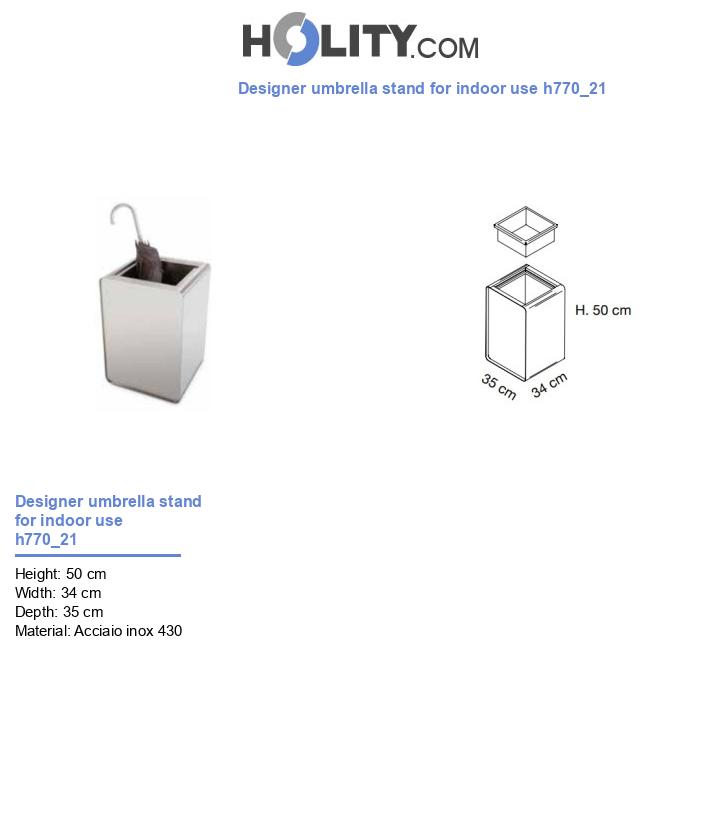 Designer umbrella stand for indoor use h770_21