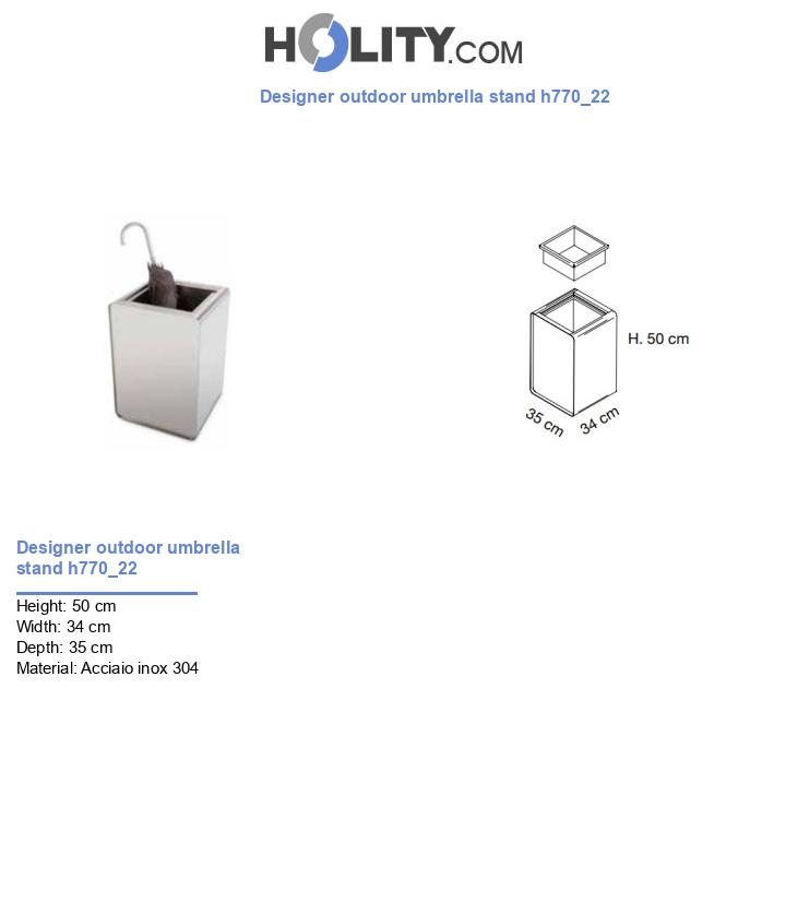 Designer outdoor umbrella stand h770_22