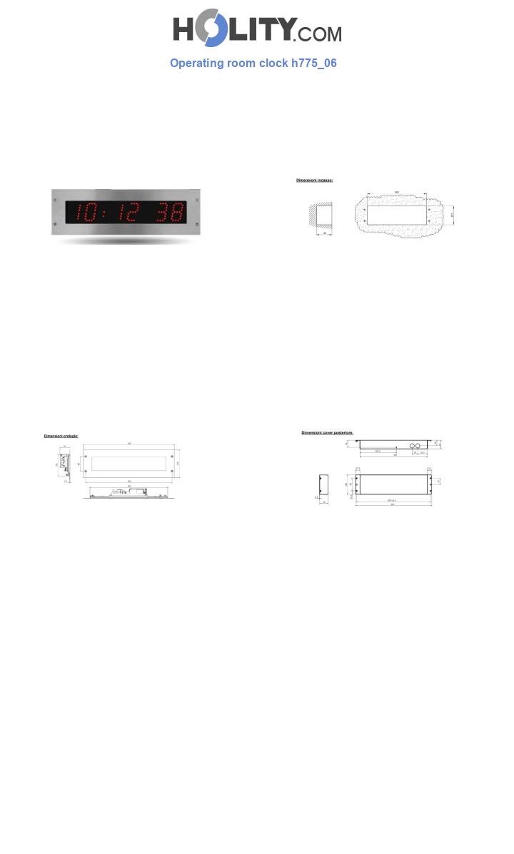 Operating room clock h775_06