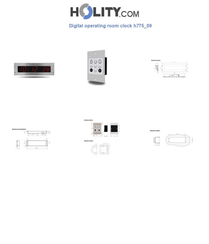 Digital operating room clock h775_09