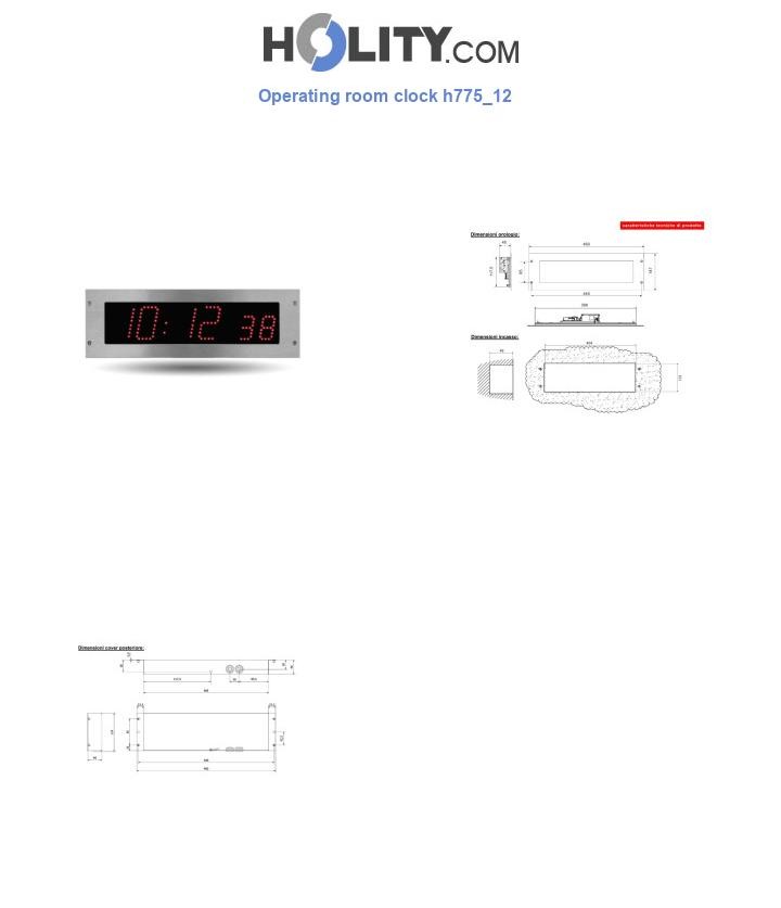 Operating room clock h775_12