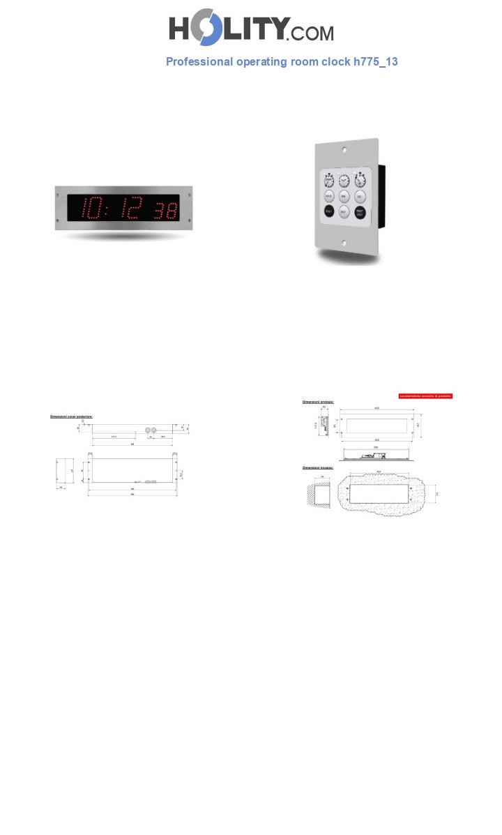 Professional operating room clock h775_13
