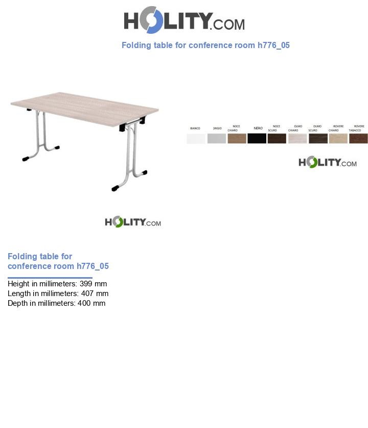 Folding table for conference room h776_05