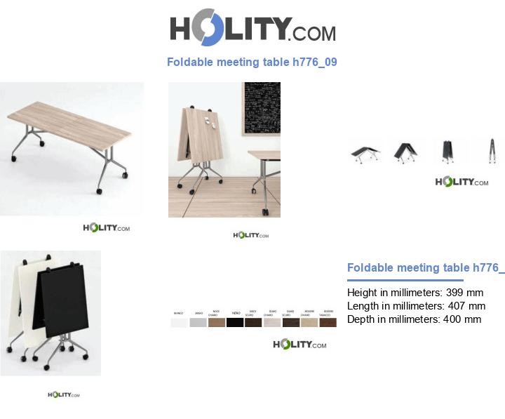 Foldable meeting table h776_09