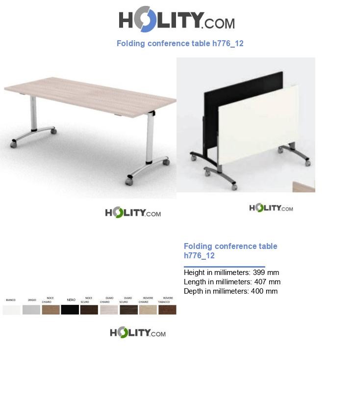 Folding conference table h776_12