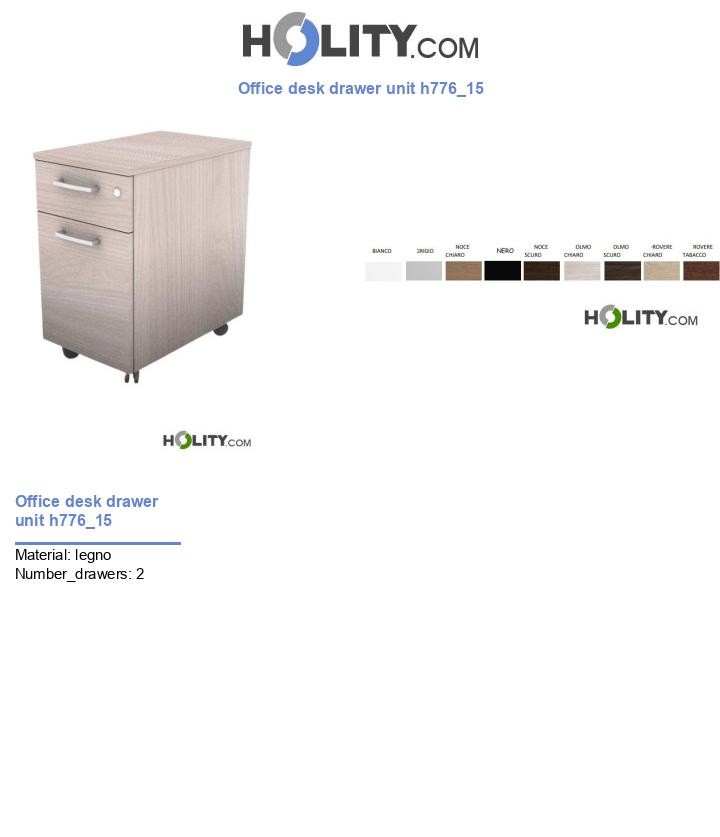 Office desk drawer unit h776_15